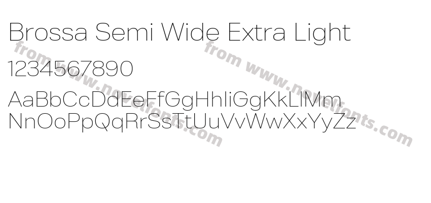 Brossa Semi Wide Extra LightPreview