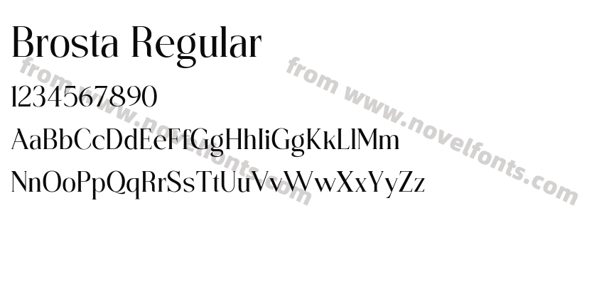 Brosta RegularPreview