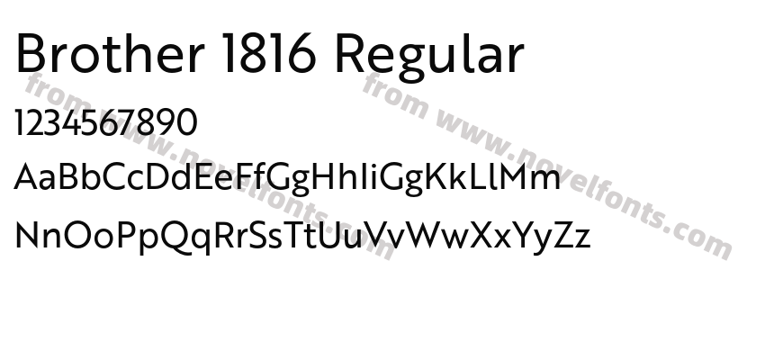 Brother 1816 RegularPreview