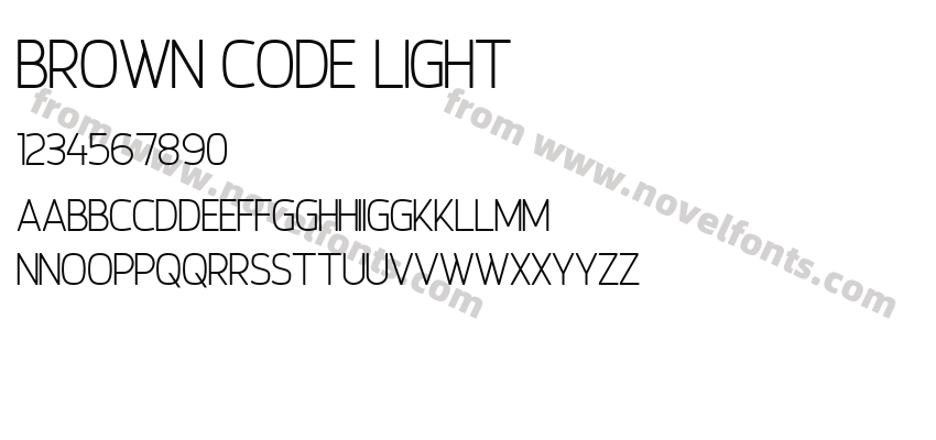 Brown Code LightPreview