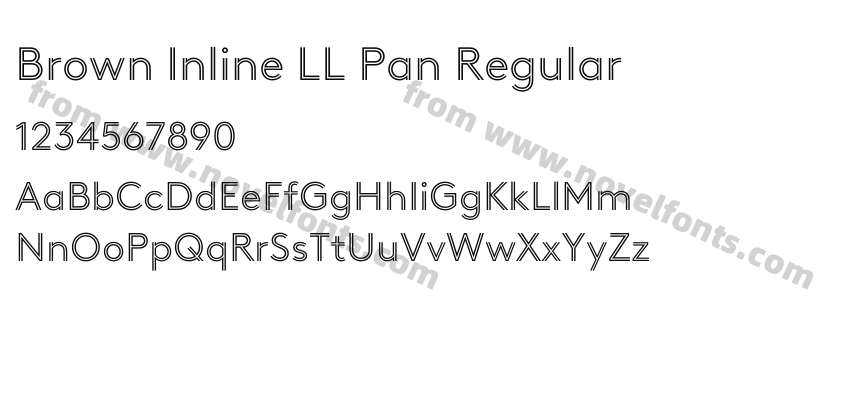 Brown Inline LL Pan RegularPreview