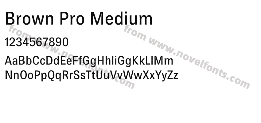 Brown Pro MediumPreview