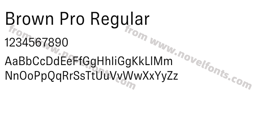 Brown Pro RegularPreview