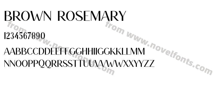 Brown RosemaryPreview