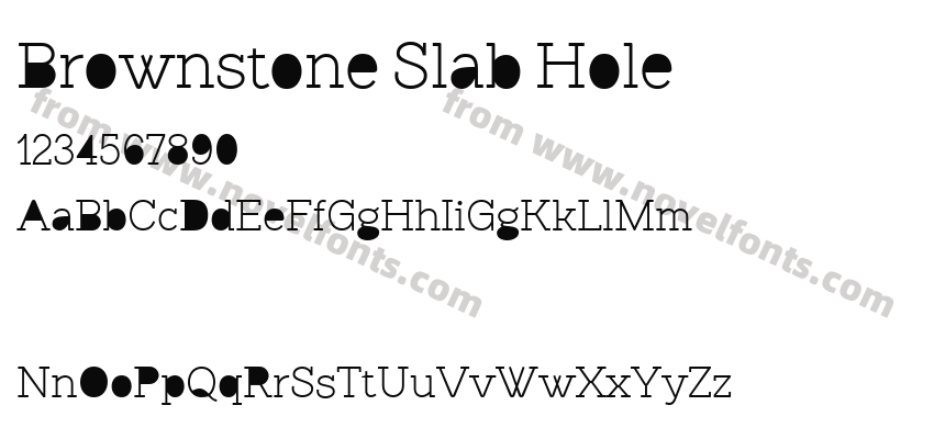 Brownstone Slab HolePreview