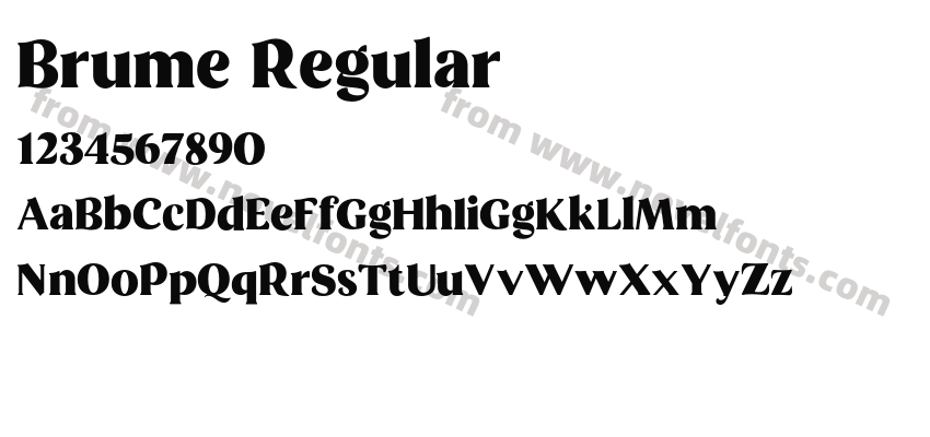 Brume RegularPreview