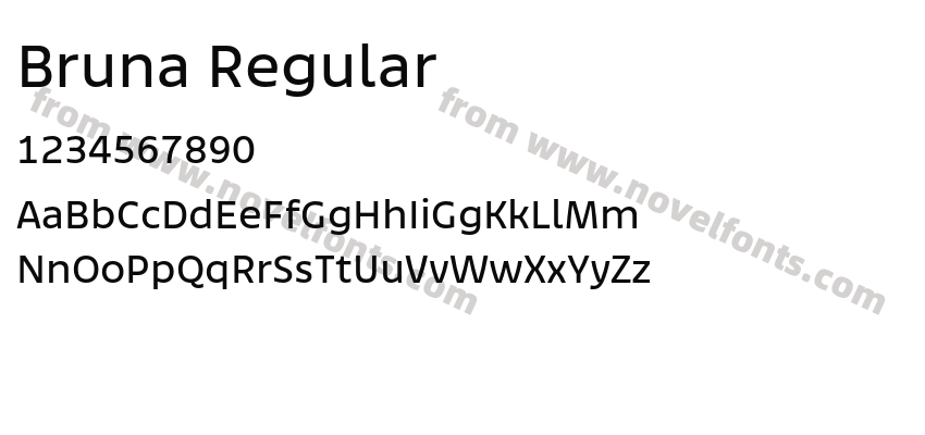 Bruna RegularPreview