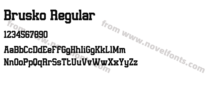 Brusko RegularPreview
