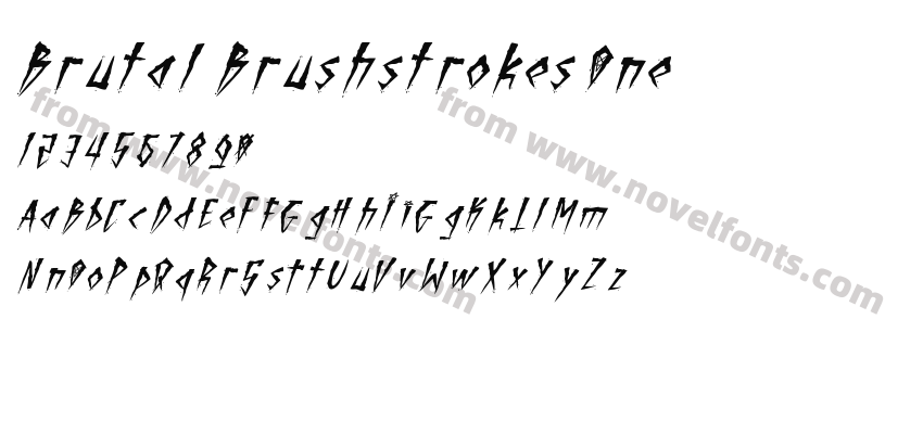 Brutal Brushstrokes OnePreview