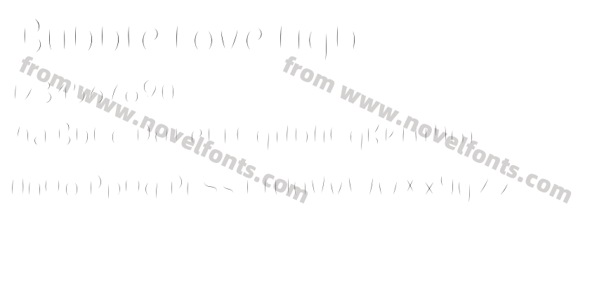 Bubble Love LighPreview