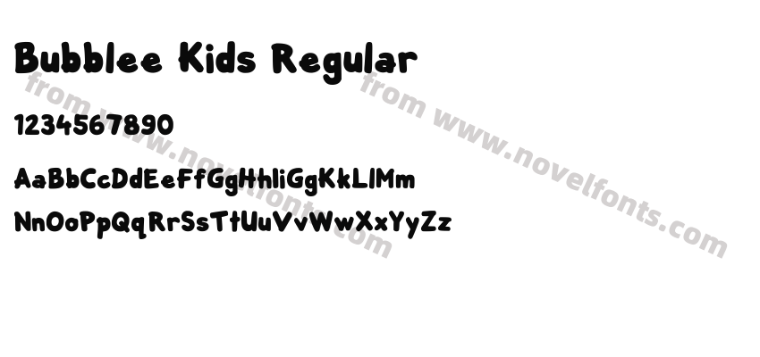 Bubblee Kids RegularPreview