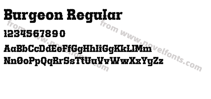 Burgeon RegularPreview