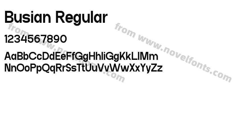 Busian RegularPreview
