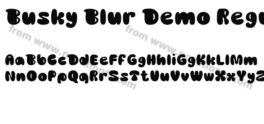 Busky Blur Demo RegularPreview