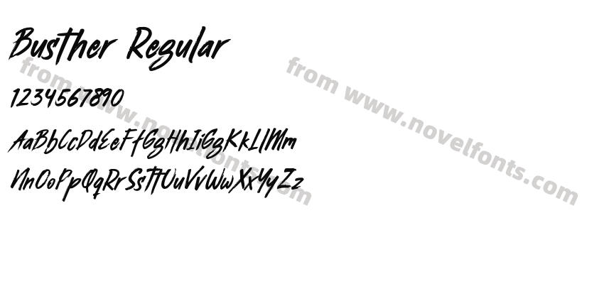 Busther RegularPreview
