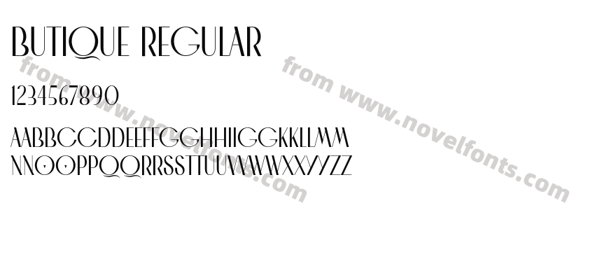 Butique RegularPreview