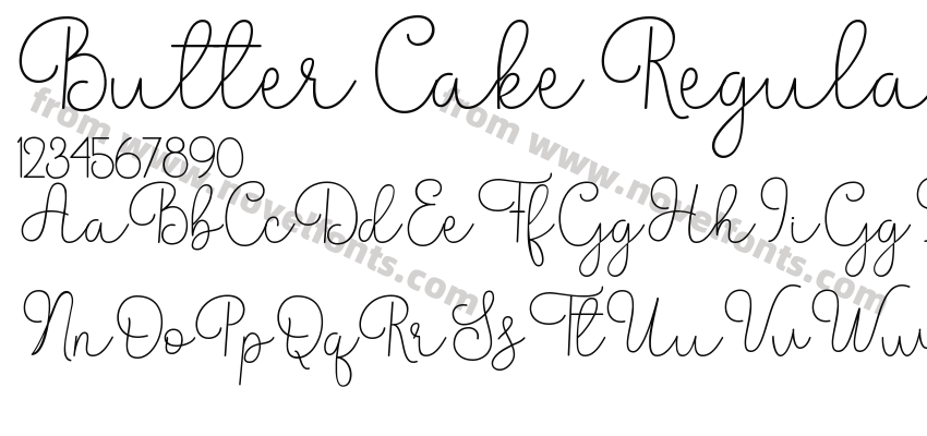 Butter Cake RegularPreview