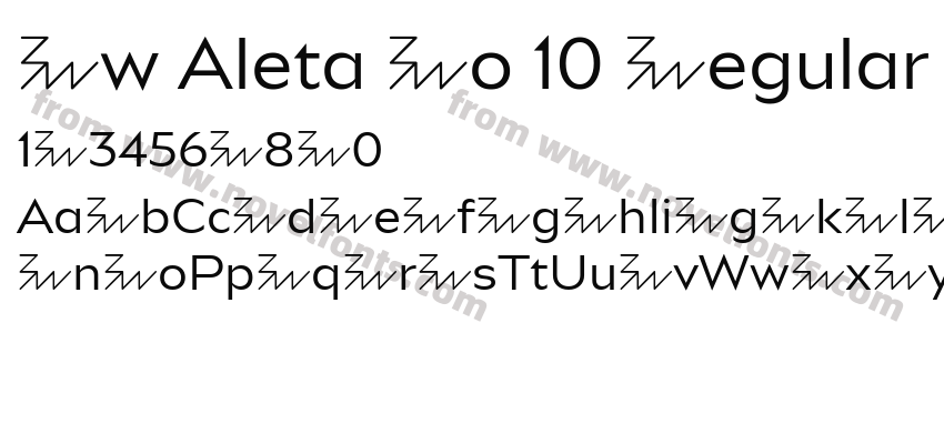 Bw Aleta No 10 RegularPreview