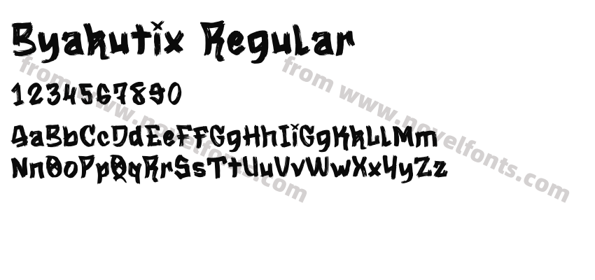 Byakutix RegularPreview