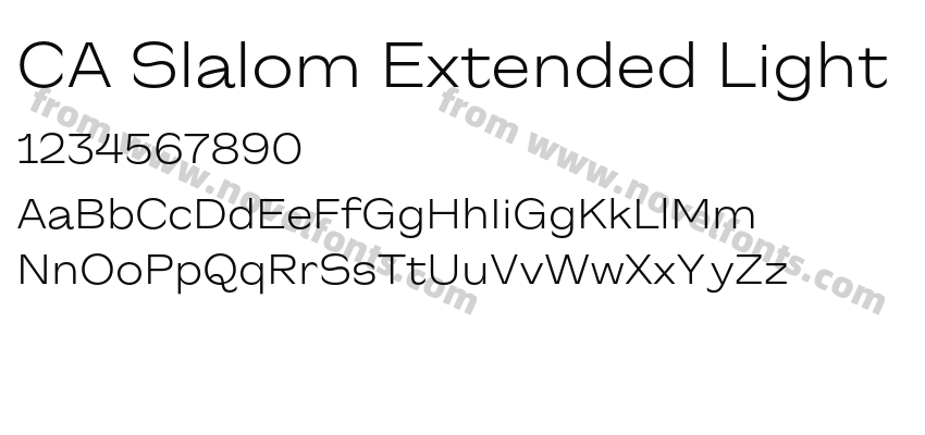 CA Slalom Extended LightPreview