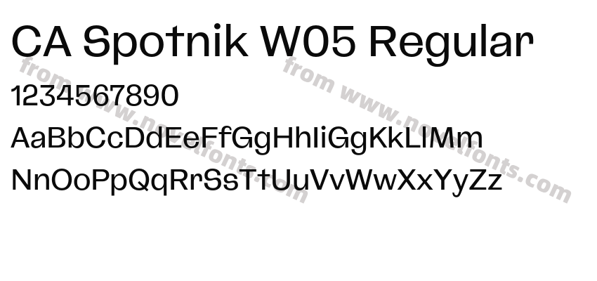 CA Spotnik W05 RegularPreview