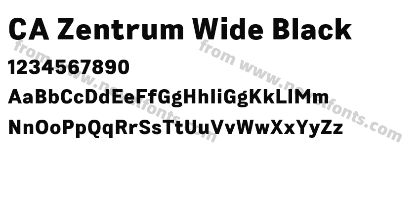 CA Zentrum Wide BlackPreview