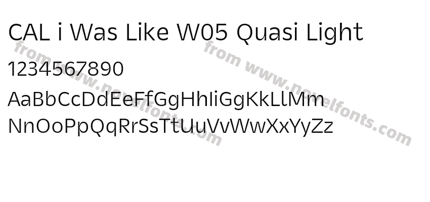CAL i Was Like W05 Quasi LightPreview