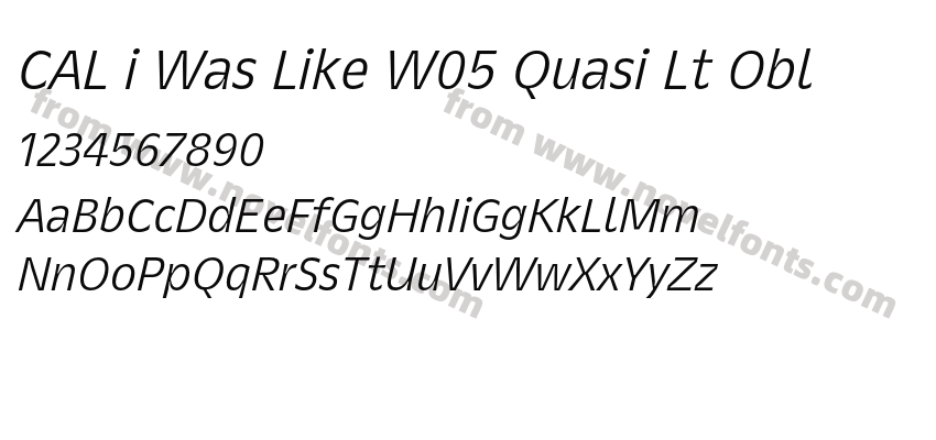 CAL i Was Like W05 Quasi Lt OblPreview