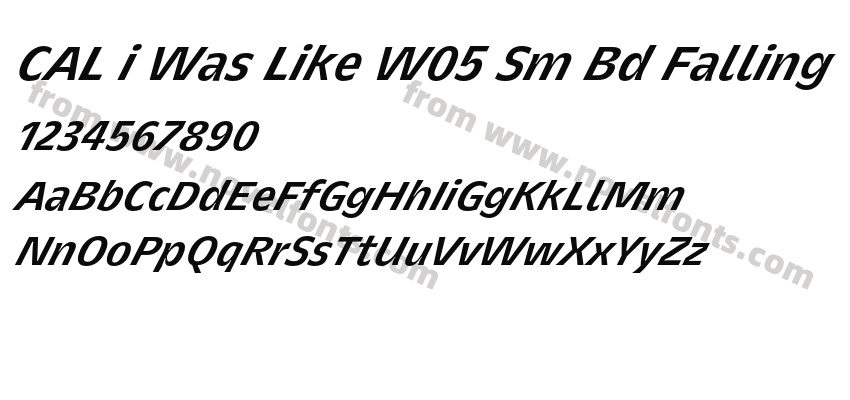 CAL i Was Like W05 Sm Bd FallingPreview