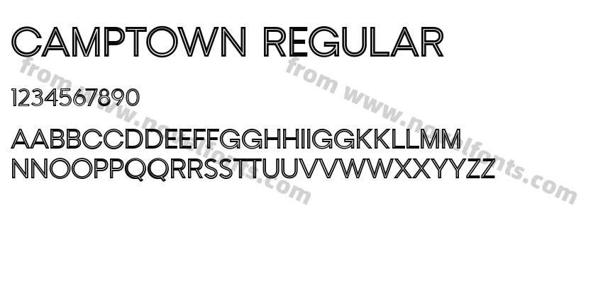 CAMPTOWN RegularPreview
