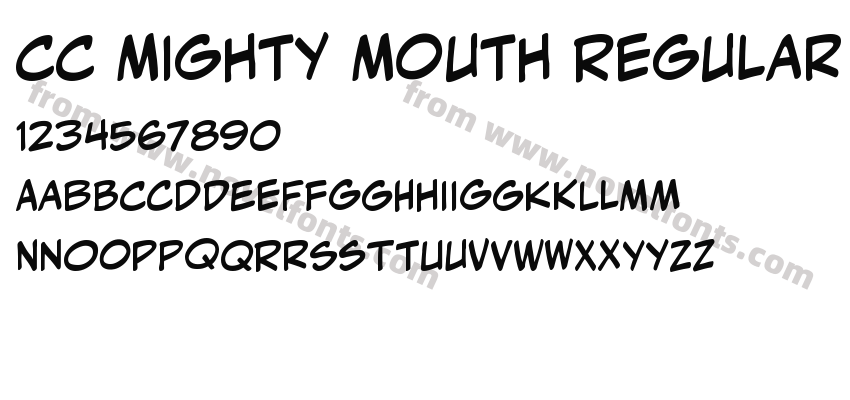 CC Mighty Mouth RegularPreview