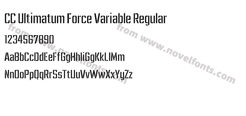CC Ultimatum Force Variable RegularPreview
