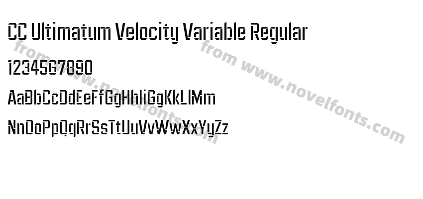 CC Ultimatum Velocity Variable RegularPreview