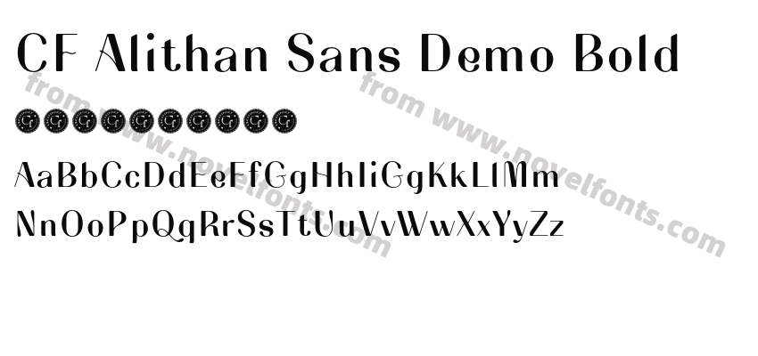 CF Alithan Sans Demo BoldPreview