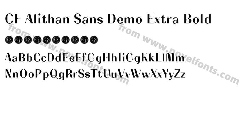 CF Alithan Sans Demo Extra BoldPreview