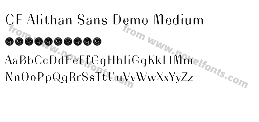 CF Alithan Sans Demo MediumPreview