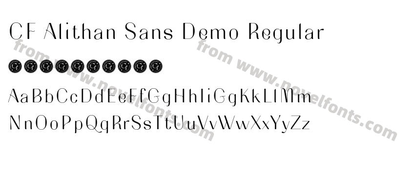 CF Alithan Sans Demo RegularPreview