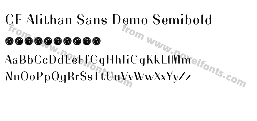 CF Alithan Sans Demo SemiboldPreview