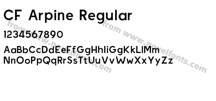 CF Arpine RegularPreview