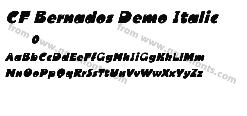 CF Bernados Demo ItalicPreview