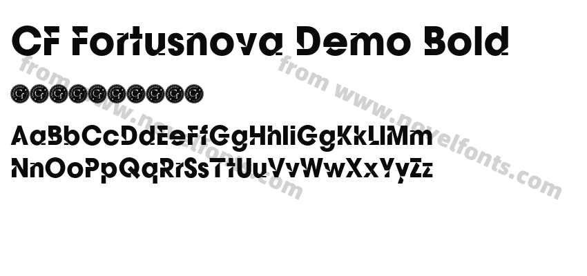 CF Fortusnova Demo BoldPreview