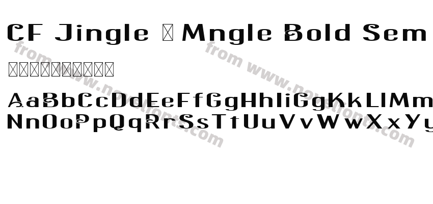 CF Jingle & Mngle Bold Sem ExpPreview