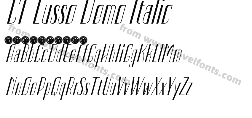 CF Lusso Demo ItalicPreview