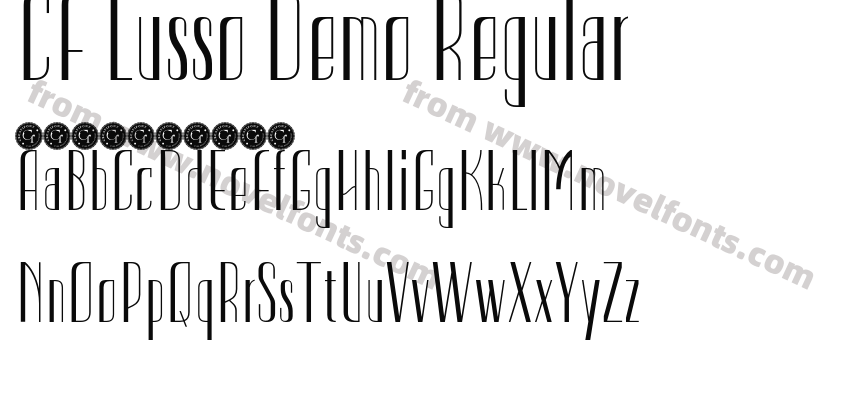 CF Lusso Demo RegularPreview