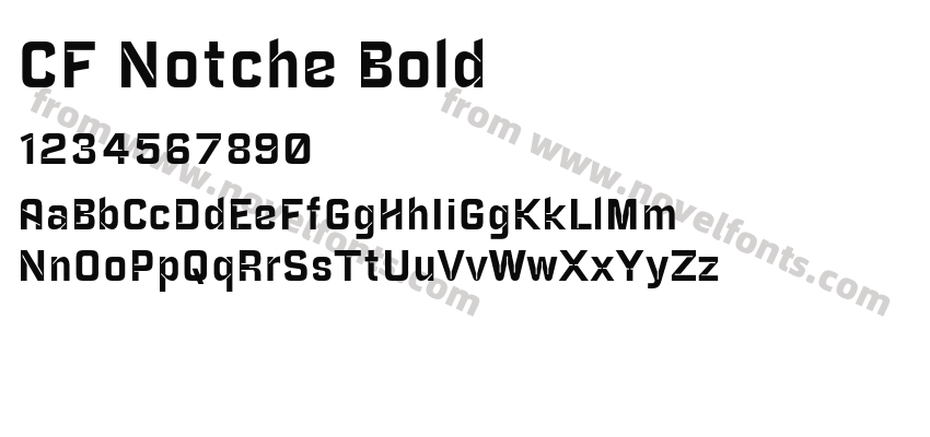 CF Notche BoldPreview