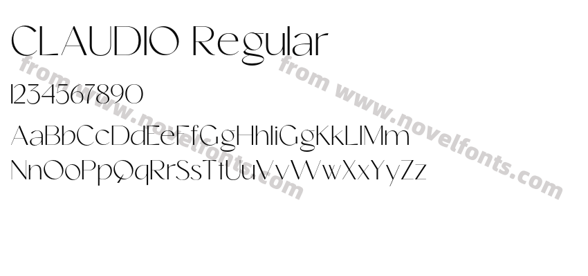 CLAUDIO RegularPreview