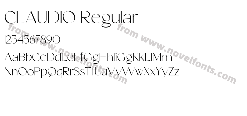 CLAUDIO RegularPreview