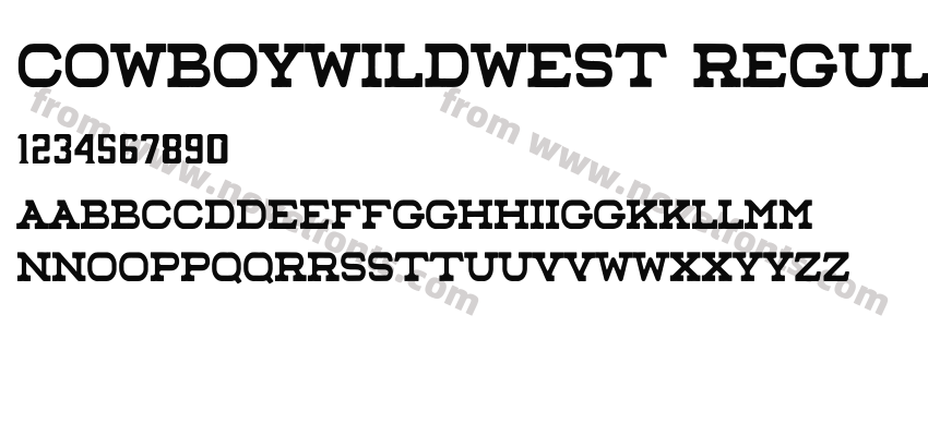 COWBOYWILDWEST RegularPreview