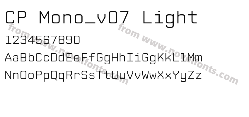 CP Mono_v07 LightPreview
