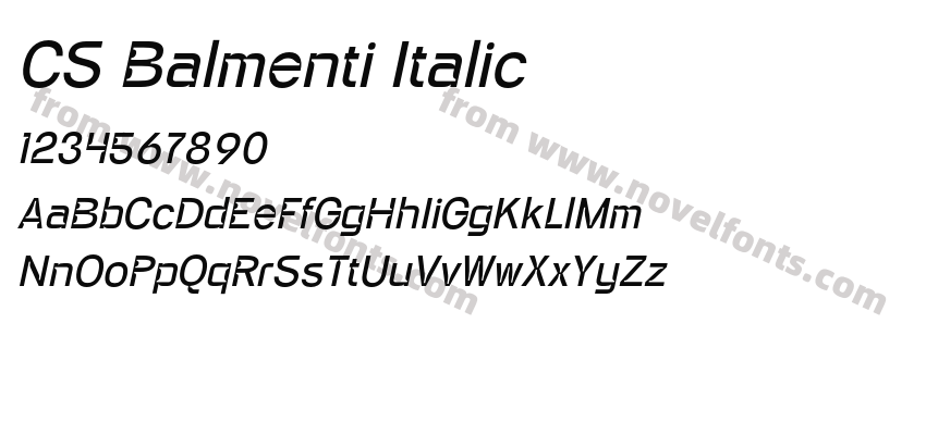 CS Balmenti ItalicPreview